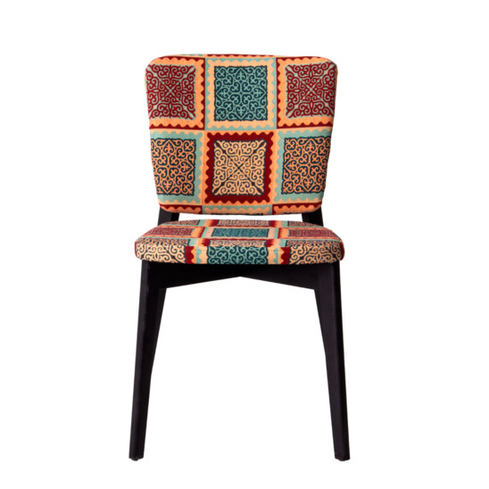 Safir chair, Talisman tapestry, beech legs, black stain - photo 5