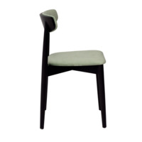 Product photo Rockwell-2 chair, MR-34 velvet, beech frame, black stain from the ChiedoCover company.