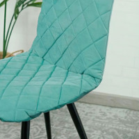 Product photo Chair cover with CHILLY backrest, turquoise from the ChiedoCover company.