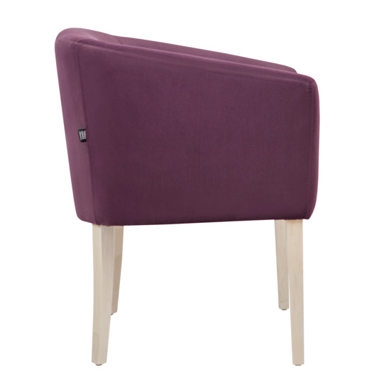 Half-seat Sambuca, velour PRIMA purple purple, white stain - photo 2