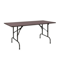 Product photo Leader table 1, 1500*800, wenge, black, PVC edge from the manufacturer ChiedoCover, product picture, real product photo