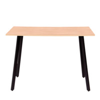 Product photo Loft Ray table, 1100x650x760mm H1277 Acacia Lakeland, legs RAL 9005 matt from the ChiedoCover company.