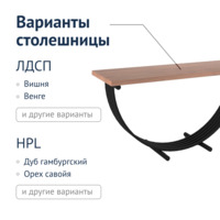 Product photo Osborne's loft table from the ChiedoCover company.