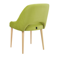 Product photo Milan chair, velour Selesta 31 light green from the ChiedoCover company.