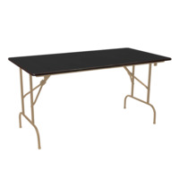 Product photo Table Leader 1, 1500x800, black, champagne from the manufacturer ChiedoCover, product picture, real product photo