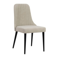 Product photo Kongsberg chair, light beige, black legs from the manufacturer ChiedoCover, product picture, real product photo