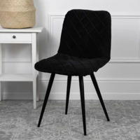 Product photo Chair cover with CHILLY backrest, black from the ChiedoCover company.