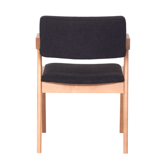 Ostin half-seat, black matting, beech legs - photo 4