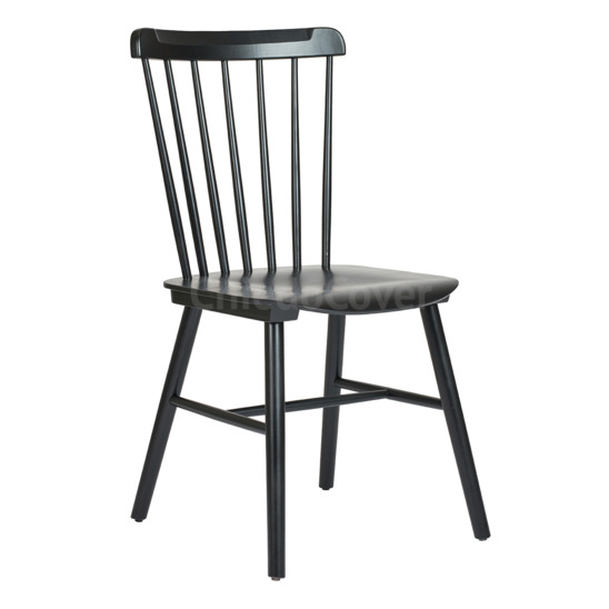 Tucker chair, black wooden - photo 1