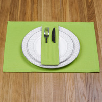 Product photo A set of placemats and couverts for 2 devices, green from the ChiedoCover company.
