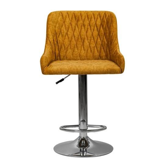 Mint bar stool, cinnamon, on the base of the elevator - photo 4