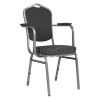 Product photo Hit 20mm chair with armrests, grey from the manufacturer ChiedoCover, product picture, real product photo