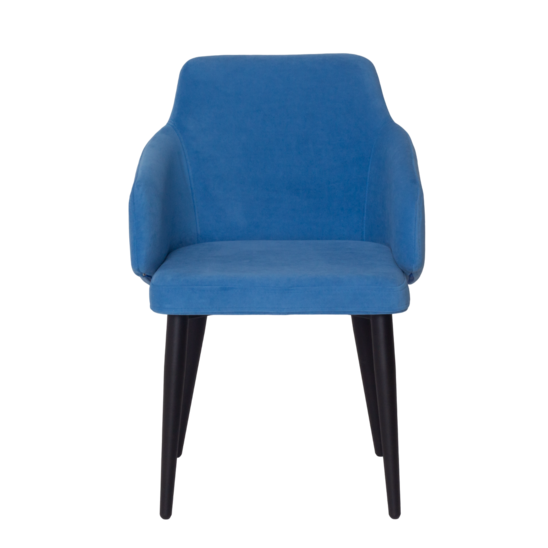 Fresh chair, velour Teddy 931, metal legs RAL 9005 - photo 2