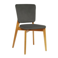 Product photo Safir chair, velour dark grey from the manufacturer ChiedoCover, product picture, real product photo