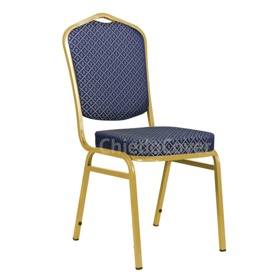 Chair Hit 20 mm, gold, diamond blue - photo 1