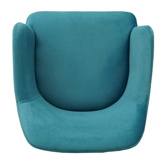 Terra chair, black legs, blue velour x2 - photo 5