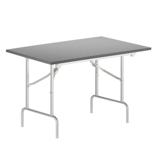 Table Leader 1, 1200x800, grey, white, PVC edge, without bumpers - photo 1