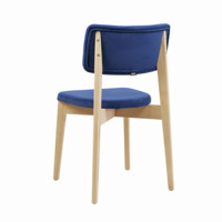 Product photo Topas chair, velour Teddy 666, uncoated from the ChiedoCover company.