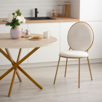 Product photo Bounty chair, velour, gold frame from the ChiedoCover company.