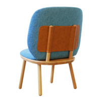 Product photo Kuva chair, blue from the ChiedoCover company.