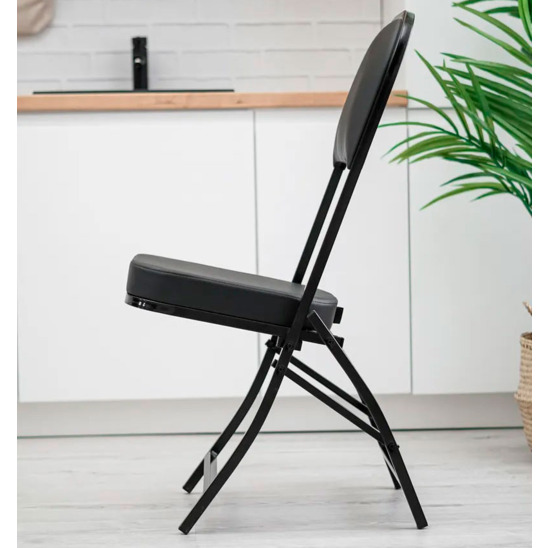 Chair Forest 20mm, black, black eco-leather - photo 2