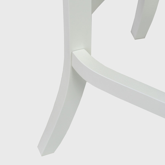 Harry's bar stool, white, with vertical stitching - photo 9