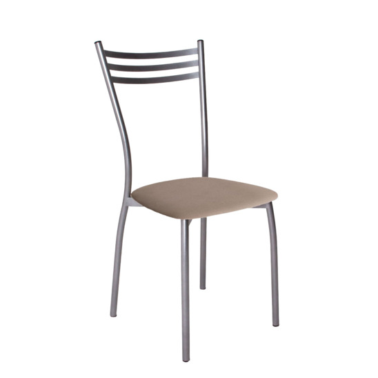 Astra chair, velour Connect 31, silver frame - photo 1