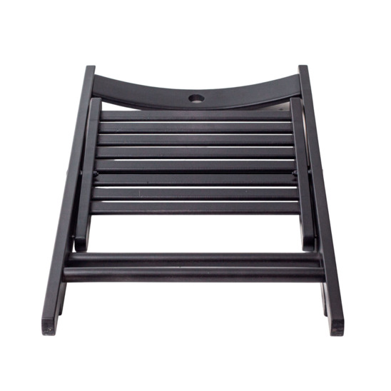 Compact folding chair, black stain - photo 6