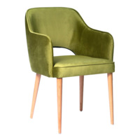 Product photo Rose chair, olive, legs - lacquer from the manufacturer ChiedoCover, product picture, real product photo