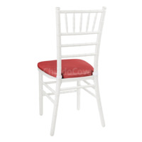 Product photo Pillow 01 for Chiavari chair, 3cm, red leatherette from the ChiedoCover company.