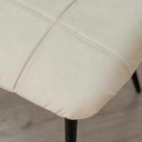 Product photo Chair cover with CHILLY backrest, large stitching, beige from the ChiedoCover company.