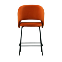 Product photo Fly chair, orange velour, spider bar legs from the ChiedoCover company.