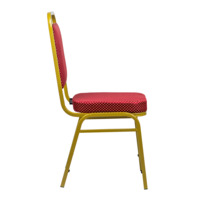 Product photo Chicago chair, gold, crown red from the ChiedoCover company.