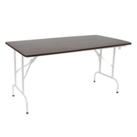 Product photo Table Leader 1, 1200x600, wenge, white, without bumpers from the manufacturer ChiedoCover, product picture, real product photo