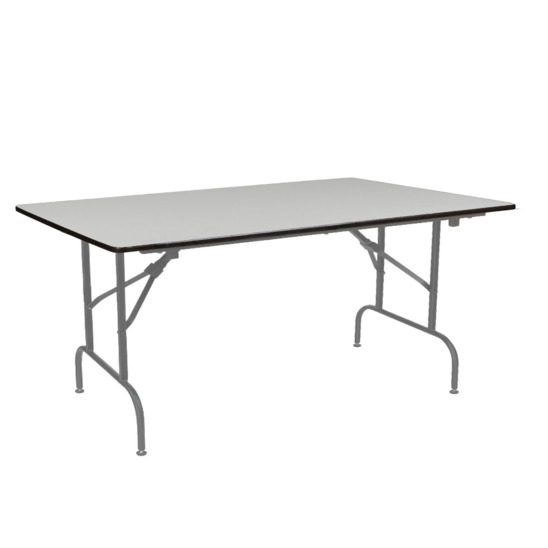 Table Leader 1, 1500x800, grey, silver - photo 1