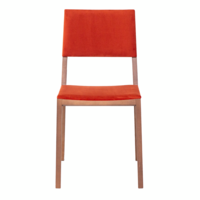 Product photo Laki chair, red velour from the ChiedoCover company.