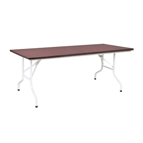 Table Leader 2, 1800*900, wenge, white, PVC edge - photo 1