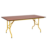 Product photo Table Leader 2, 2400*900, walnut, gold from the manufacturer ChiedoCover, product picture, real product photo