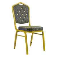 Product photo Chair Hit 25mm, gold, jacquard, carriage tie from the ChiedoCover company.