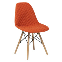 Product photo Cover E07 for the Eames chair, brick from the manufacturer ChiedoCover, product picture, real product photo