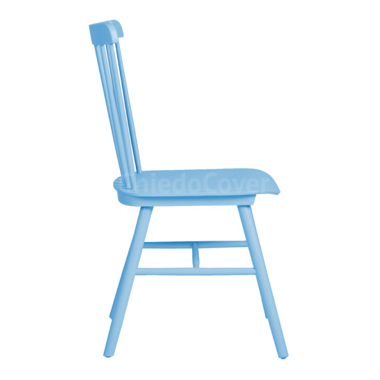 Tucker chair, blue wooden - photo 4