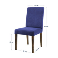 Product photo The Hague chair is blue from the ChiedoCover company.