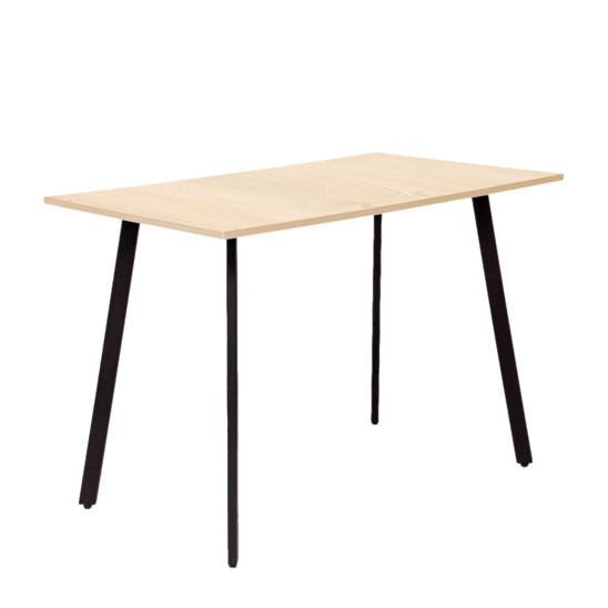 Loft Ray table, 1100x650x760mm, H3433 Hollande polar pine, legs RAL 9005 matt - photo 1