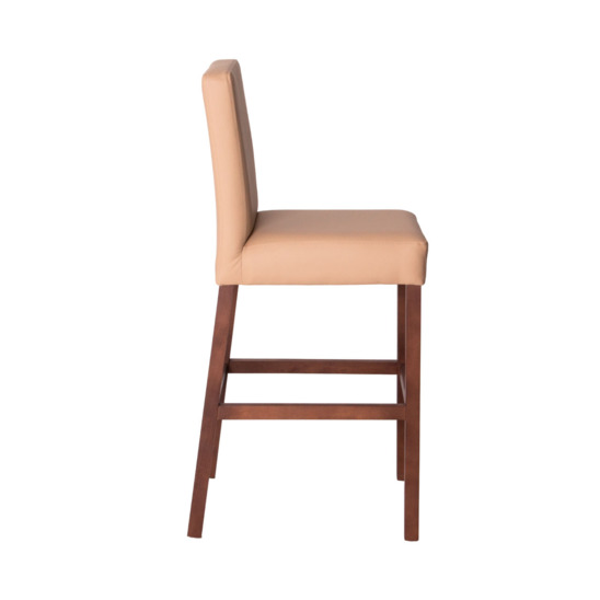 Trever bar stool, velour Velutto 43, legs beech stain light walnut - photo 4