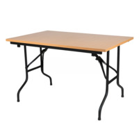 Product photo Table Leader 2, 1800x900, beech, black from the ChiedoCover company.