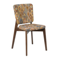 Product photo Safir chair, Arrabes tapestry, antique walnut from the manufacturer ChiedoCover, product picture, real product photo