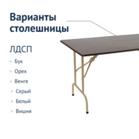 Product photo Table Leader 1, 1200x600, wenge, champagne from the ChiedoCover company.