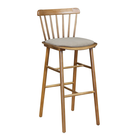 Tucker bar stool with built-in cushion - photo 1