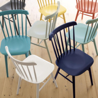 Product photo Tucker chair, light grey wooden from the ChiedoCover company.