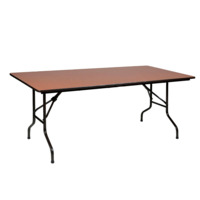 Product photo Leader table 2, 2400x800, walnut, black from the manufacturer ChiedoCover, product picture, real product photo